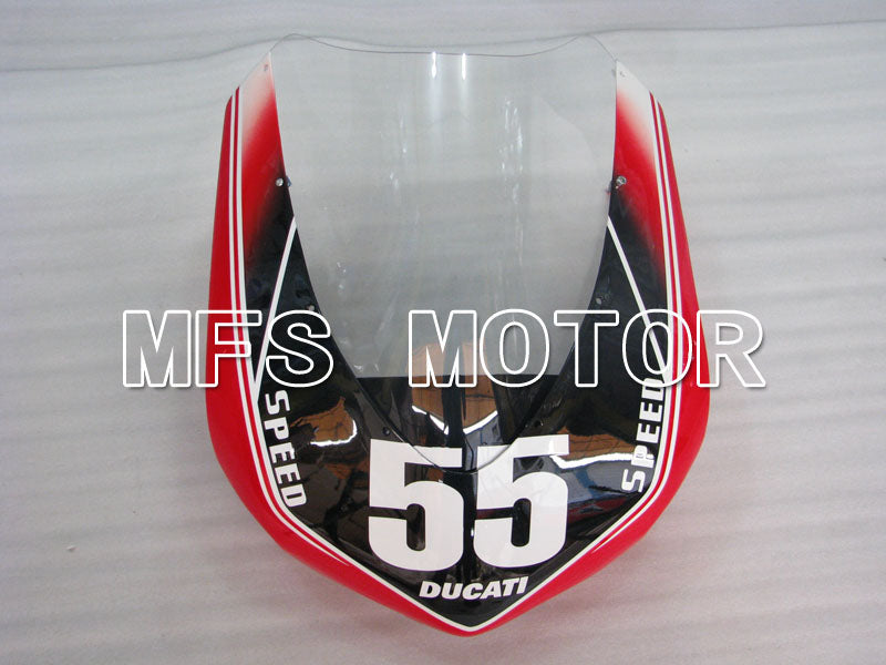 Ducati 848 / 1098 / 1198 2007-2011 Injection ABS Fairing - Others - Black White - MFS4167