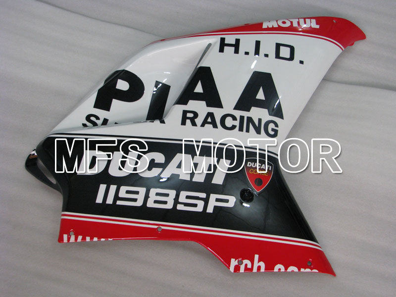 Ducati 848 / 1098 / 1198 2007-2011 Injection ABS Fairing - Others - Black White - MFS4167