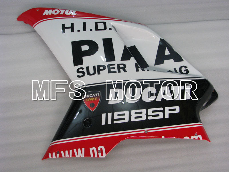 Ducati 848 / 1098 / 1198 2007-2011 Injection ABS Fairing - Others - Black White - MFS4167