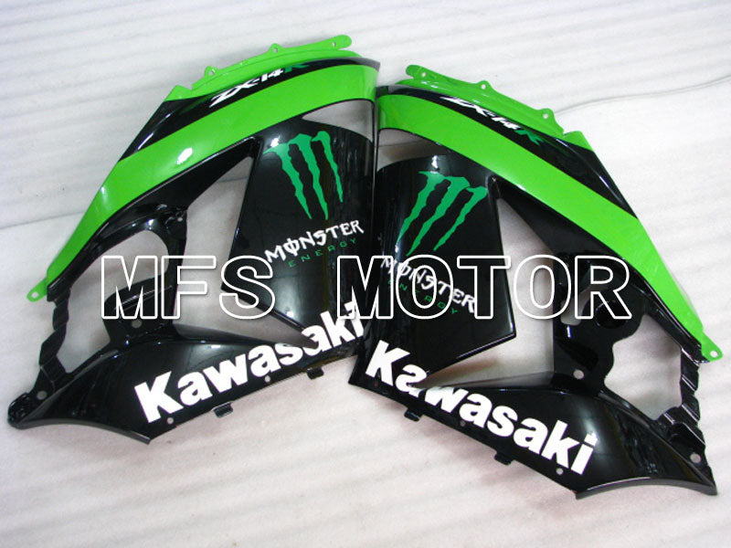 Kawasaki NINJA ZX14R 2006-2011 Injection ABS Fairing - Monster - Black Green - MFS4168