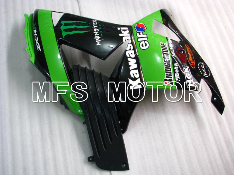 Kawasaki NINJA ZX14R 2006-2011 Injection ABS Fairing - Monster - Black Green - MFS4168