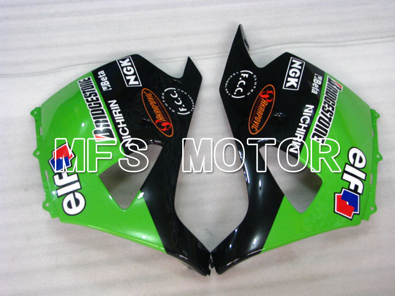 Kawasaki NINJA ZX14R 2006-2011 Injection ABS Fairing - Monster - Black Green - MFS4168