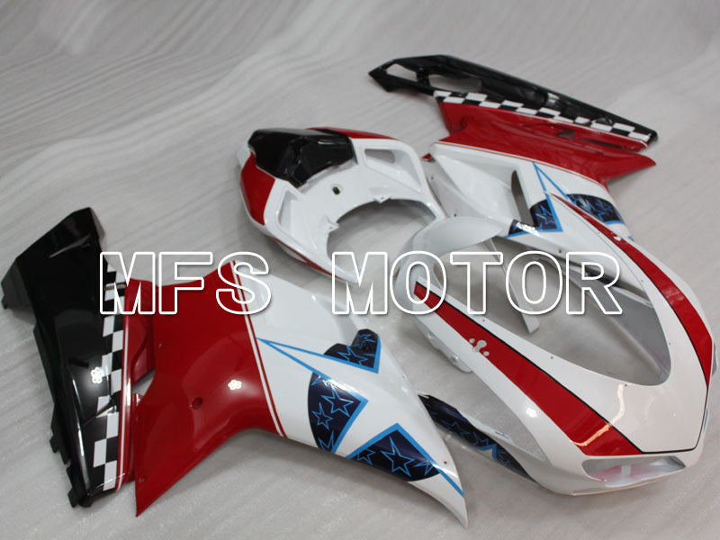 Ducati 848 / 1098 / 1198 2007-2011 Injection ABS Fairing - Others - Red White - MFS4178