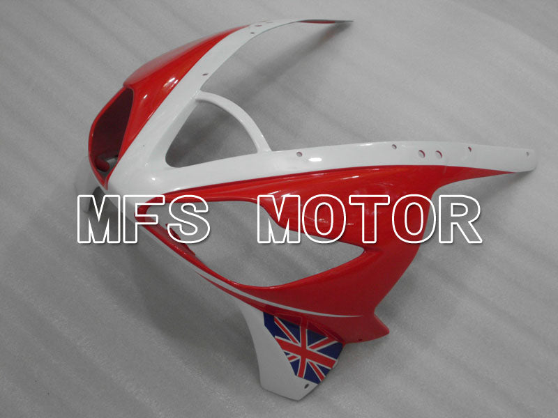 Carénage ABS injecté Triumph Daytona 675 2006-2008 - Style usine - Rouge Blanc - MFS4179