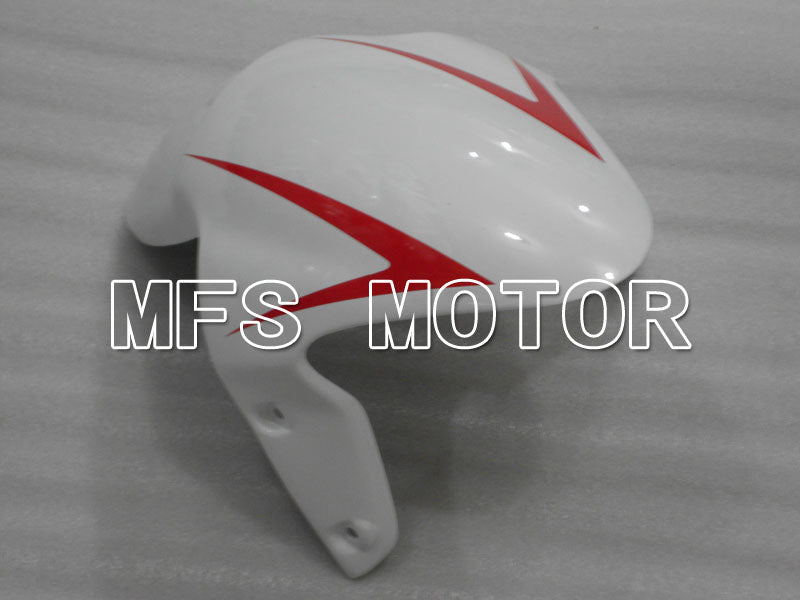 Carénage ABS injecté Triumph Daytona 675 2006-2008 - Style usine - Rouge Blanc - MFS4179