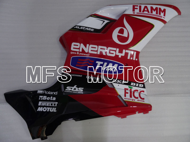 Ducati 848 / 1098 / 1198 2007-2011 Injection ABS Fairing - FIAMM - Red White - MFS4180