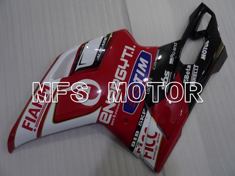Ducati 848 / 1098 / 1198 2007-2011 Injection ABS Fairing - FIAMM - Red White - MFS4180