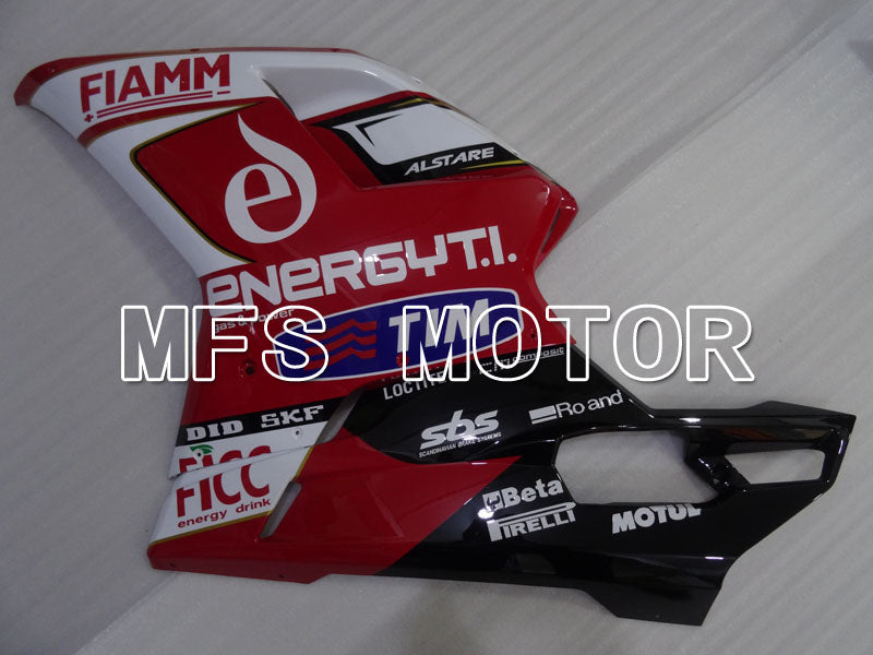 Ducati 848 / 1098 / 1198 2007-2011 Injection ABS Fairing - FIAMM - Red White - MFS4180