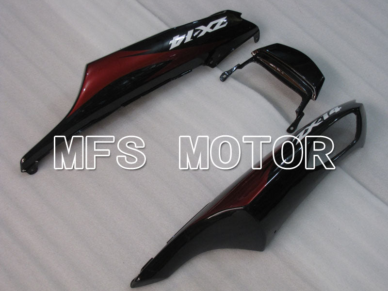 Kawasaki NINJA ZX14R 2006-2011 Injection ABS Fairing - Factory Style - Black Red wine color - MFS4181