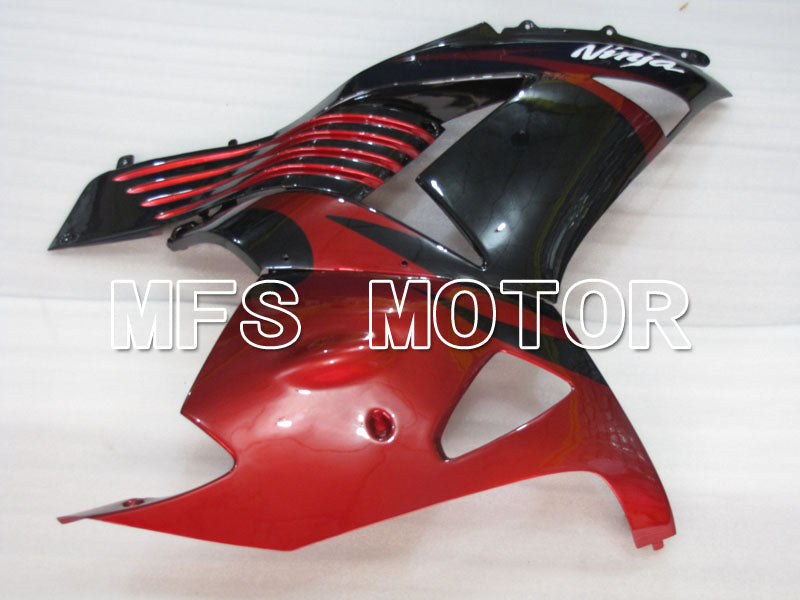 Kawasaki NINJA ZX14R 2006-2011 Injection ABS Fairing - Factory Style - Black Red wine color - MFS4181