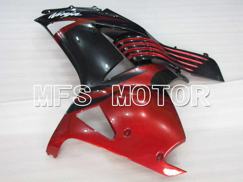 Kawasaki NINJA ZX14R 2006-2011 Injection ABS Fairing - Factory Style - Black Red wine color - MFS4181
