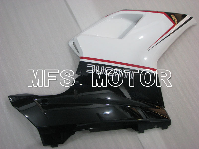 Ducati 848 / 1098 / 1198 2007-2011 Injection ABS Fairing - Factory Style - Black White - MFS4182