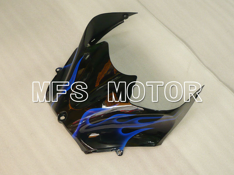 Kawasaki NINJA ZX14R 2006-2011 Injection ABS Fairing - Flame - Black Blue - MFS4183