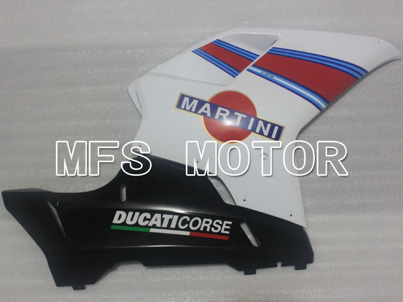 Ducati 848 / 1098 / 1198 2007-2011 Injection ABS Fairing - MARTINI - Black White - MFS4184