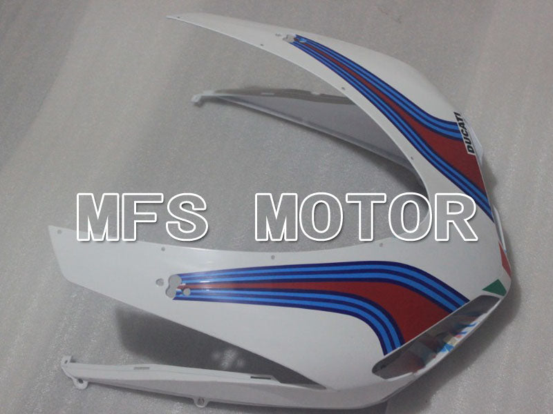 Ducati 848 / 1098 / 1198 2007-2011 Injection ABS Fairing - MARTINI - Black White - MFS4184