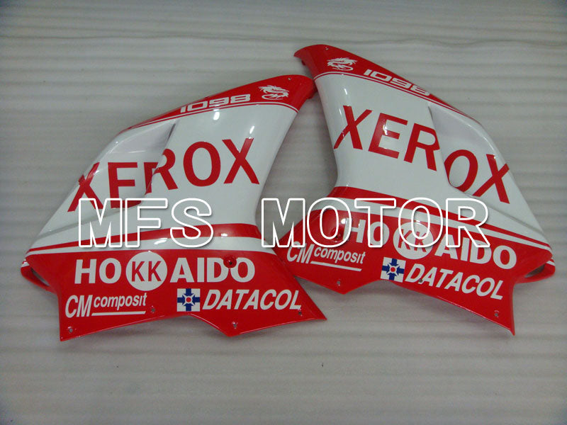 Ducati 848 / 1098 / 1198 2007-2011 Injection ABS Fairing - Xerox - Red White - MFS4190