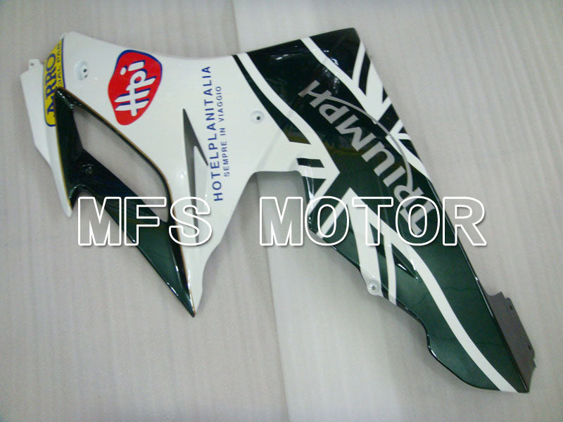 Triumph Daytona 675 2006-2008 Injection ABS Fairing - parkingo - Black White - MFS4191