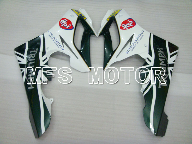 Triumph Daytona 675 2006-2008 Injection ABS Fairing - parkingo - Black White - MFS4191