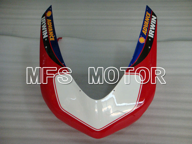 Ducati 848 / 1098 / 1198 2007-2011 Injection ABS Fairing - INFO STRADA - Red White - MFS4193