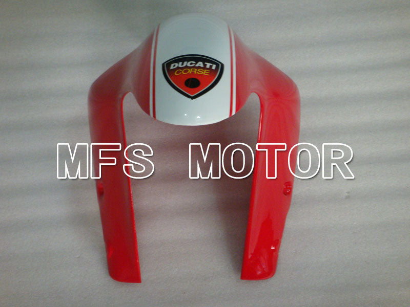 Ducati 848 / 1098 / 1198 2007-2011 Injection ABS Fairing - INFO STRADA - Red White - MFS4193