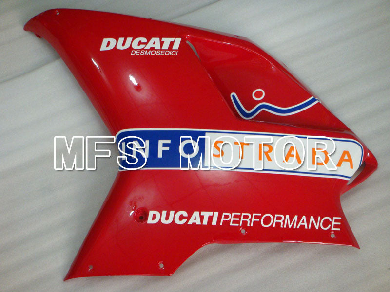 Ducati 848 / 1098 / 1198 2007-2011 Injection ABS Fairing - INFO STRADA - Red White - MFS4193