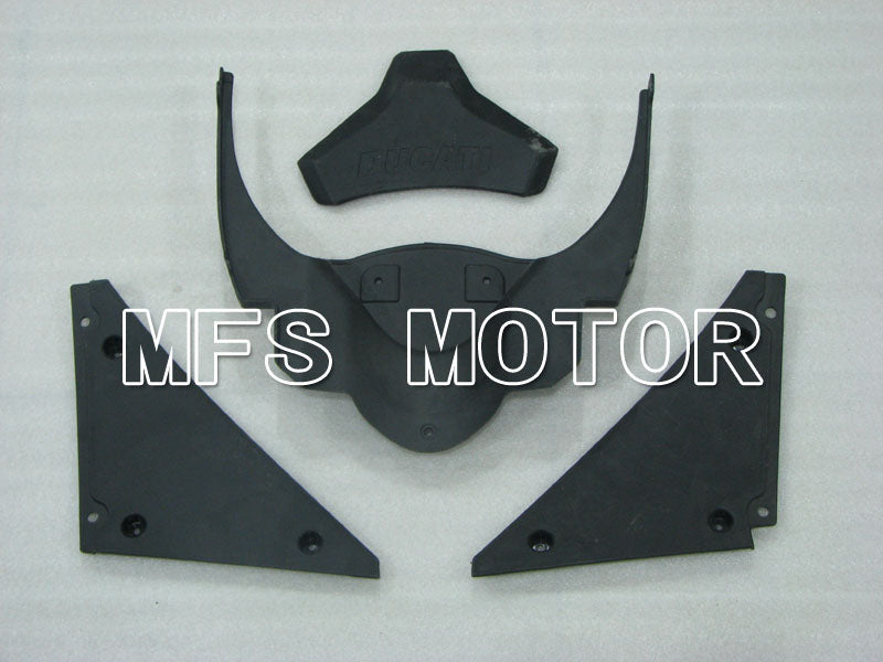 Ducati 848 / 1098 / 1198 2007-2011 Injection ABS Fairing - Unibat - Red wine color White - MFS4197