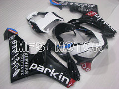 Triumph Daytona 675 2006-2008 Injection ABS Fairing - parkingo - Black White - MFS4199