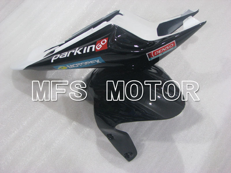 Triumph Daytona 675 2006-2008 Injection ABS Fairing - parkingo - Black White - MFS4199