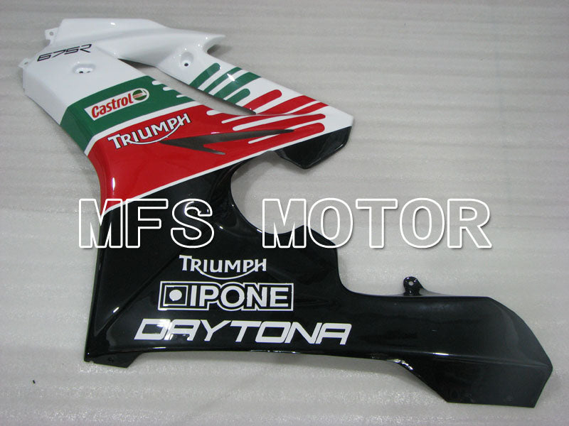 Triumph Daytona 675 2006-2008 Injection ABS Fairing - Castrol - Red White Green - MFS4201