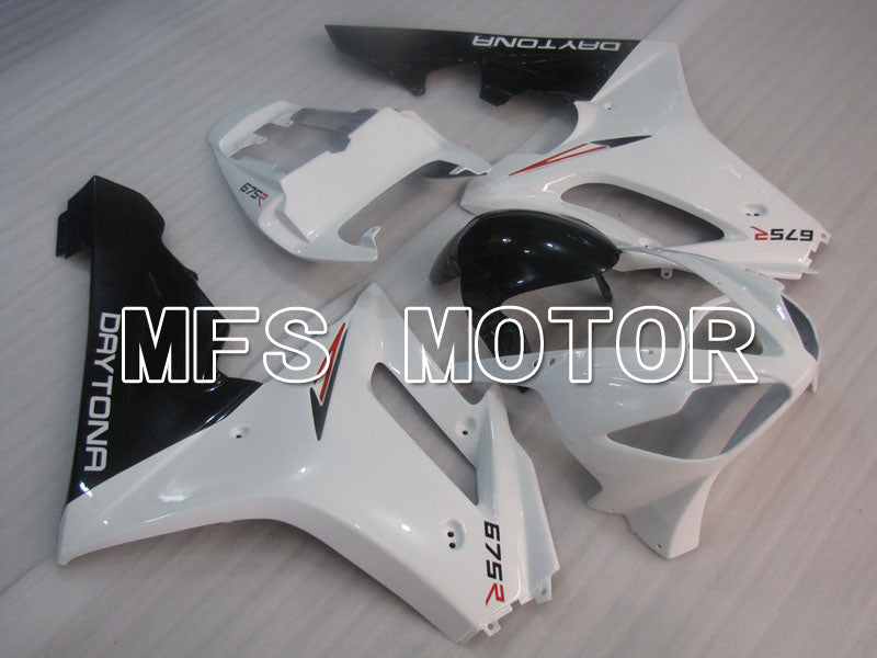Carénage ABS injecté Triumph Daytona 675 2006-2008 - Style usine - Blanc - MFS4205