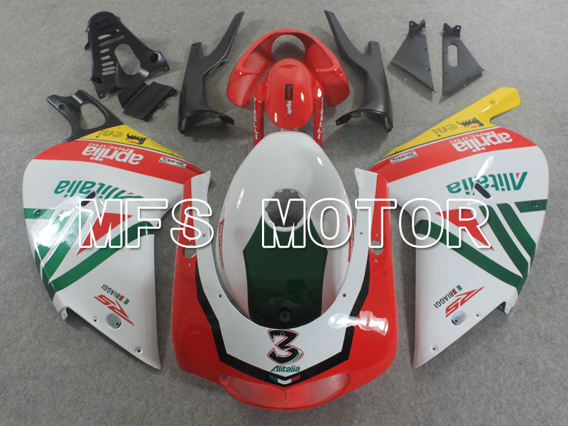 Aprilia RS125 2000-2005 ABS verkleidung - anderen - Rot Weiß - MFS4206