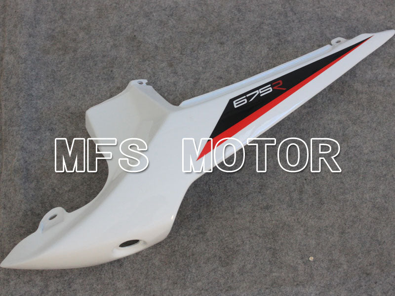 Carénage ABS injecté Triumph Daytona 675 2013-2016 - Style usine - Noir Blanc - MFS4231