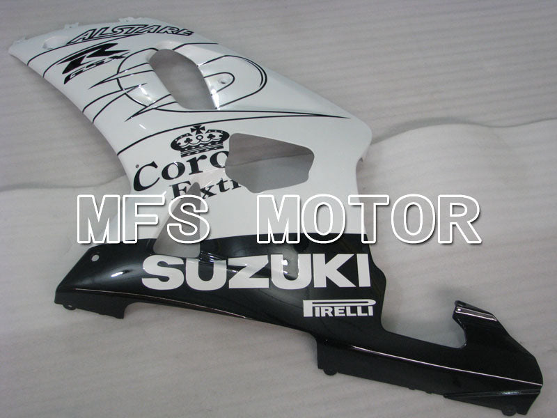 Suzuki GSXR1000 2000-2002 Injection ABS verkleidung - MOTUL - Schwarz Weiß - MFS4243