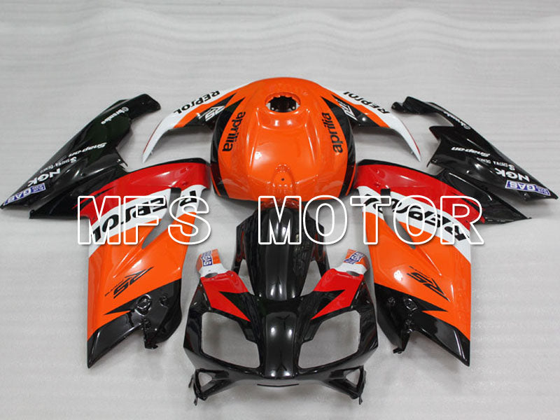 Aprilia RS125 2006-2011 Injection ABS Fairing - Repsol - Black Orange Red - MFS4236