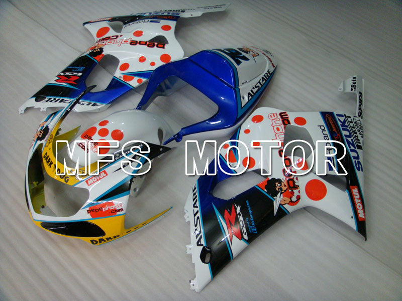 Suzuki GSXR1000 2000-2002 Injection ABS Fairing - MOTUL - Blue White - MFS4239
