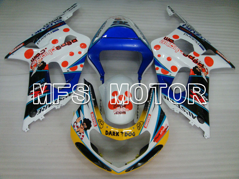 Suzuki GSXR1000 2000-2002 Injection ABS Fairing - MOTUL - Blue White - MFS4239