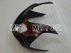Suzuki GSXR1000 2000-2002 Injection ABS verkleidung - Flamme - Schwarz Rot - MFS4246