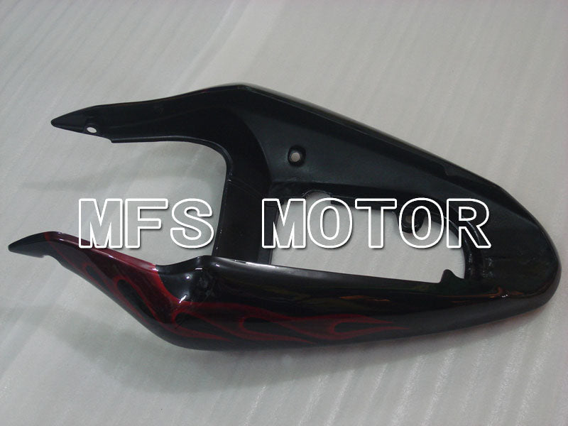 Suzuki GSXR1000 2000-2002 Injection ABS verkleidung - Flamme - Schwarz Rot - MFS4246