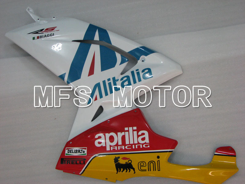 Aprilia RS125 2006-2011 Injection ABS verkleidung - Alitalia - Rot Weiß - MFS4250