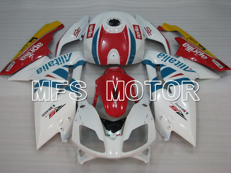 Aprilia RS125 2006-2011 Injection ABS verkleidung - Alitalia - Rot Weiß - MFS4250