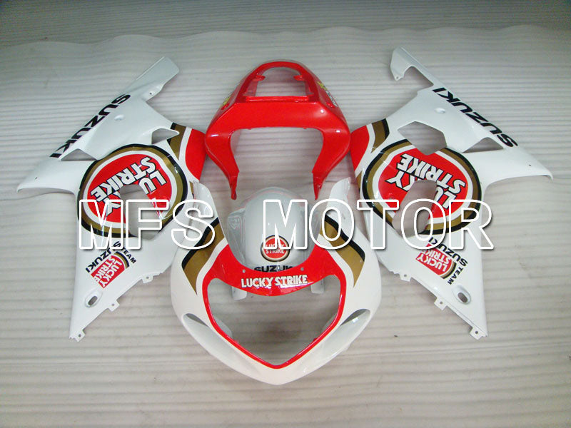 Suzuki GSXR1000 2000-2002 Injection ABS Fairing - Lucky Strike - Red White - MFS4251
