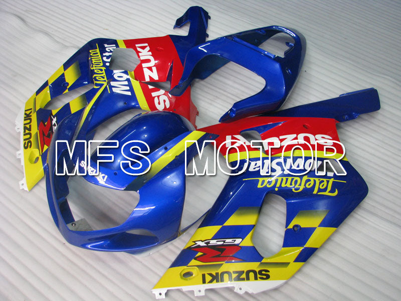 Suzuki GSXR1000 2000-2002 Injection ABS verkleidung - Movistar - Blau Gelb - MFS4254