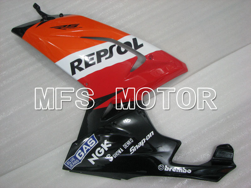 Aprilia RS125 2006-2011 Injection ABS Fairing - Repsol - Black Orange Red - MFS4255
