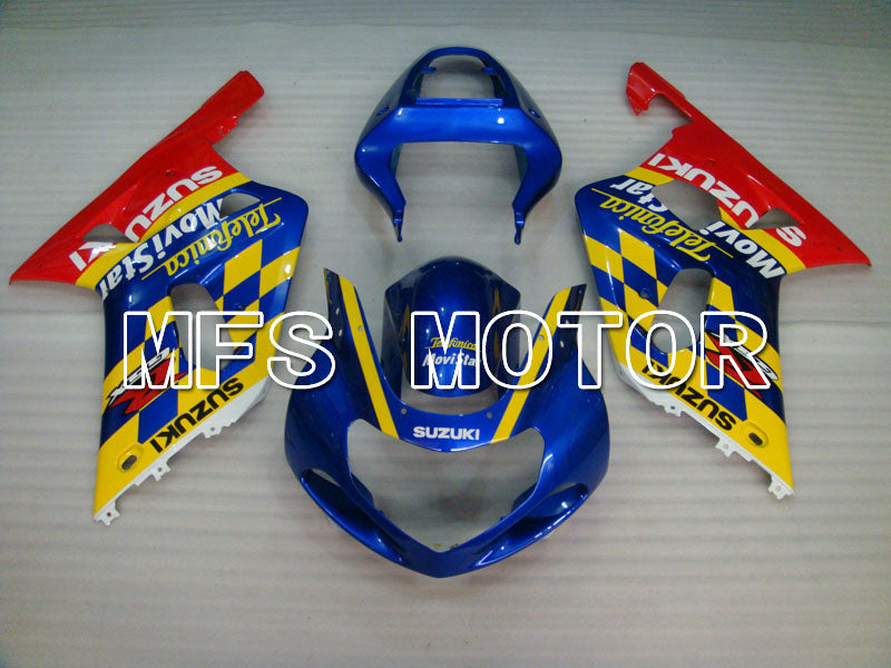 Suzuki GSXR1000 2000-2002 Injection ABS verkleidung - Movistar - Blau Gelb - MFS4257