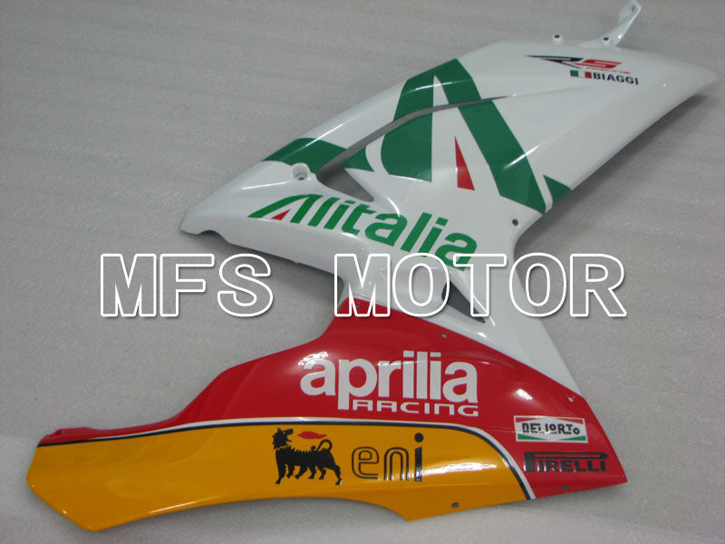 Aprilia RS125 2006-2011 Injection ABS verkleidung - Alitalia - Rot Weiß - MFS4258