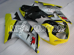 Suzuki GSXR1000 2000-2002 Injection ABS verkleidung - Factory Style - Gelb Silber - MFS4259
