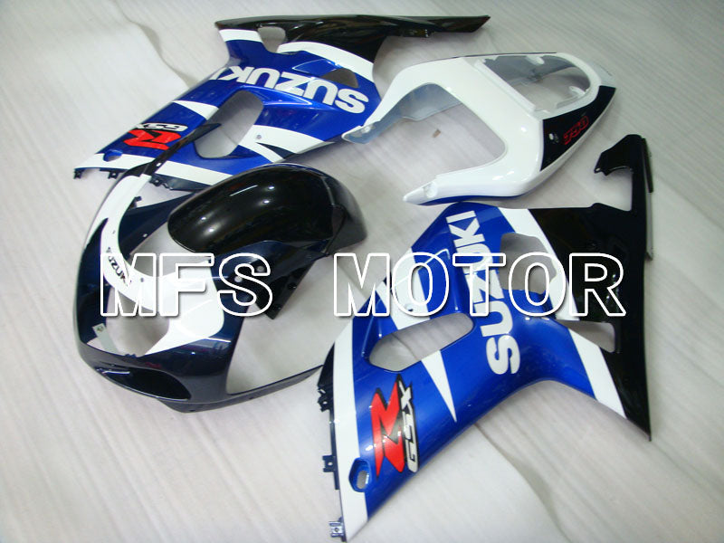Suzuki GSXR1000 2000-2002 Injection ABS verkleidung - Factory Style - Blau Weiß - MFS4265