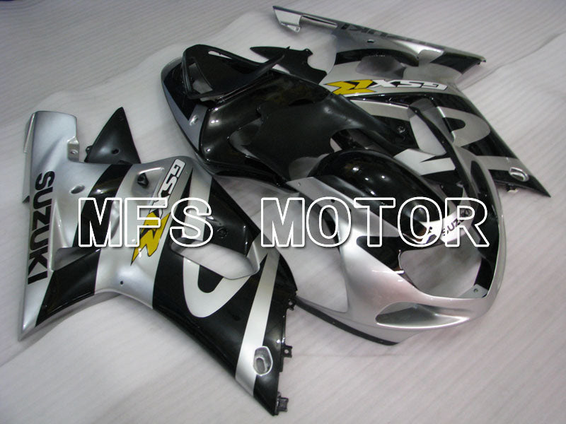 Suzuki GSXR1000 2000-2002 Injection ABS verkleidung - Factory Style - Schwarz Silber - MFS4272