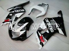 Suzuki GSXR1000 2000-2002 Injection ABS verkleidung - Factory Style - Schwarz Weiß - MFS4274