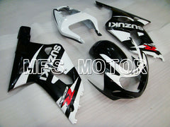 Suzuki GSXR1000 2000-2002 Injection ABS verkleidung - Factory Style - Schwarz Weiß - MFS4274